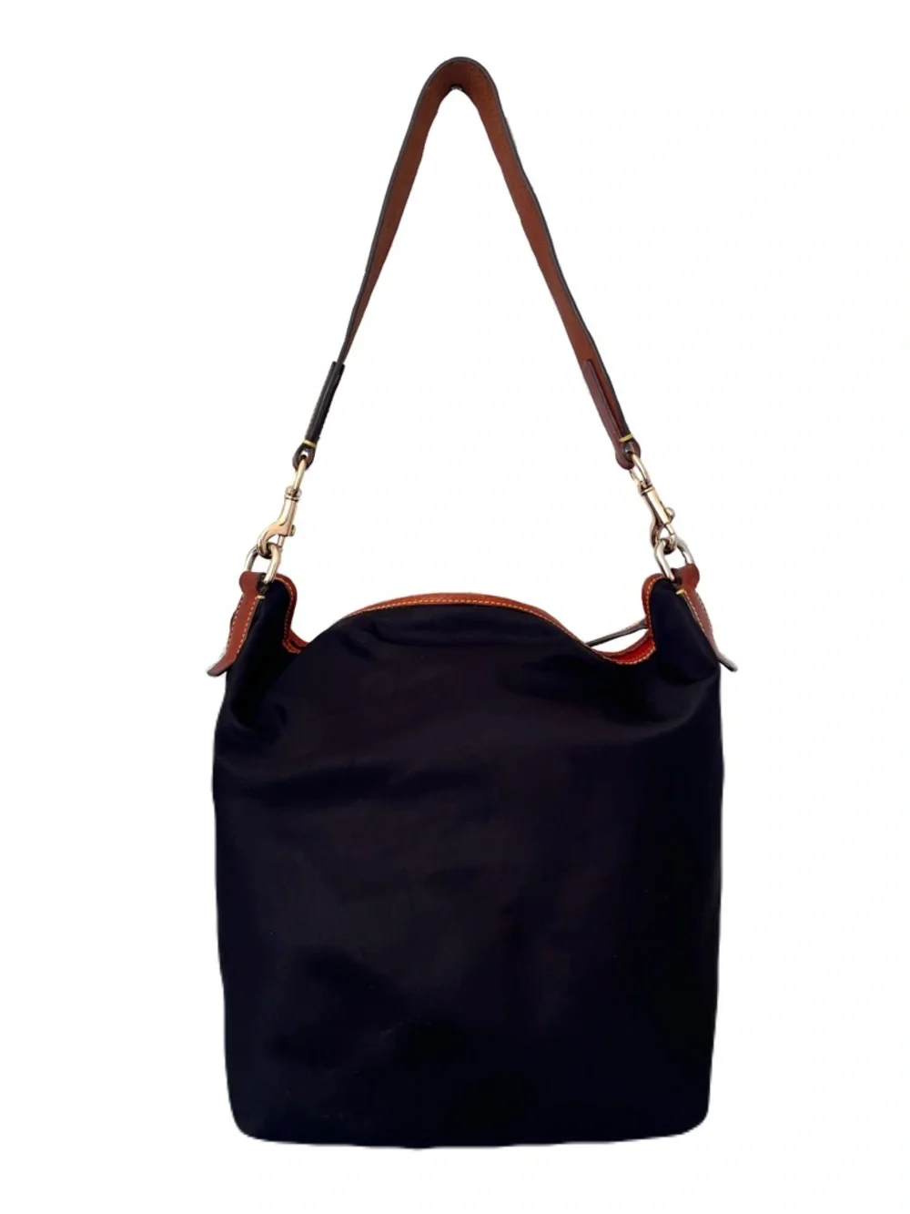 Dooney & Bourke Black Nylon ‘Wayfarer’ Hobo Bag